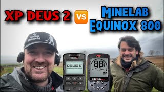 New year… New permission XP DEUS 2 versus MINELAB EQUINOX 800 Part 1 [upl. by Chevy666]