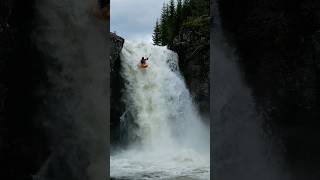 Dropping Jordal kayaking whitewater waterfall norway [upl. by Leddy]