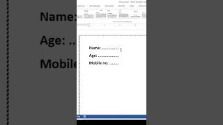 Creating Dotted Line for Paragraph Indentation in Word  Using Tab to Set FixedDistance Dot Line [upl. by Jervis]