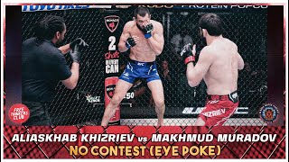 Khizriev vs Muradov ends in a NO CONTEST after nasty eye poke at UFCVegas85  Bloody Water Podcast [upl. by Erhart]