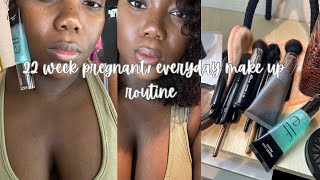 22 weeks pregnanteveryday makeup routine [upl. by Lorn]