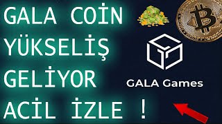 GALA COİN PUMP BEKLİYORUM🚨BİTCOİN GÜZEL HABERLER VAR [upl. by Anesuza]