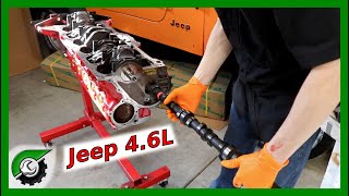 Stroker Camshaft Jeep 46L install Stroker Part 9 [upl. by Anirbus680]