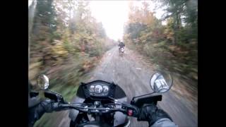 KLR 650 and DR 650  Lac des Roches Quebec Canada [upl. by Zil]