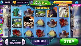 Slotomania WildampFree with Game mania 640T Bet Free Spins slotomania GameMania [upl. by Crystal]