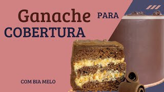 Cobertura de ganache para bolo [upl. by Berti]