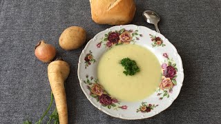 Pastinaken Creme Suppe 🥣  leckere Gemüse Suppe [upl. by Nnahtur]