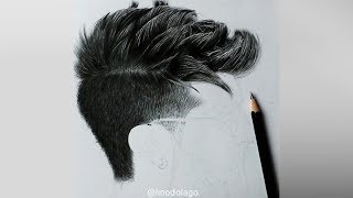 Como desenhar cabelo realista  passo a passo para iniciantes [upl. by Frangos127]