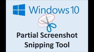 Windows 10  Snipping Tool  How to Use Screen Snip to Take Screenshot  Shortcut Key Tutorial in MS [upl. by Aihsrop291]