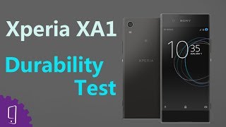 Sony Xperia XA1 Durability Test l Metal or Plastic [upl. by Ahseat]