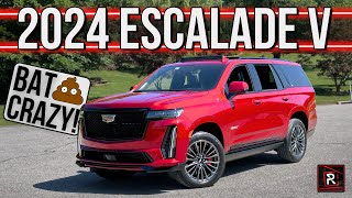 The 2024 Cadillac Escalade VSeries Is The Ultimate Expression Of A Big American Luxury SUV [upl. by Heinrike172]