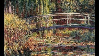 Claude Debussy  Arabesque No1 Claude Monet  Paintings [upl. by Tobey229]