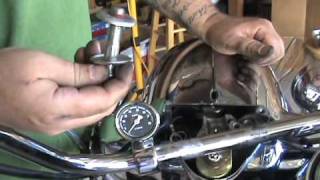 replace riser bushings on harley roadking [upl. by Fanchon]