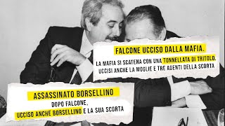 STORIA DI GIOVANNI FALCONE E PAOLO BORSELLINO IL CORAGGIO DI ESSERE EROI [upl. by Bounds]