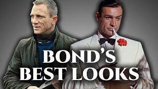 James Bonds Best Looks  Our Favorite 007 Outfits Reviewed [upl. by Hceicjow]