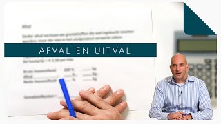 Kostprijs berekenen met afval en uitval [upl. by Rodina]