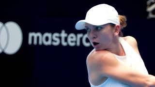 Simona Halep Practice  Sydney International 2019 [upl. by Christina]