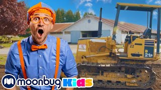 Learn about Diggers and Construction Vehicles  Kids Learn  Nursery Rhymes  Sing Along [upl. by Fontes]