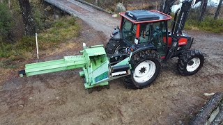 Bilke S3 with my Valtra Valmet tractor [upl. by Nalepka672]