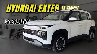 2024 Hyundai Exter SX Variant Review Features On Road Price [upl. by Ellenuahs732]