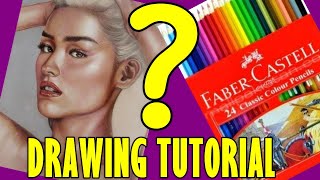 Faber Castell Classic Colored Pencil Drawing Tutorial Liza Soberano  BMD Portraits [upl. by Roux284]