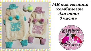 36 МК Как связать комбинезон коту ч3 [upl. by Eirlav646]