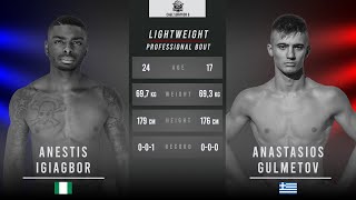 Cage Survivor 6 Anestis Iyagbor vs Anastasios Gulmetov Full Fight [upl. by Amena]