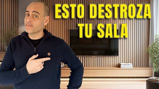 📺CÓMO DECORAR LA PARED TV PARA UNA SALA BONITA Y ELEGANTE  TRUCOS PARA UNA SALA LUJOSA 🔥 [upl. by Dredi]