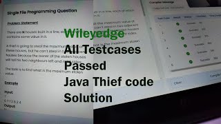 Wiley Edge Technical Assesment  Java Code Solution  Thiaf steal [upl. by Flem145]