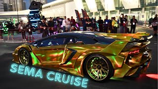 SEMA 2023  SEMA cruise  the hottest custom vehicles roll out of the Convention Center [upl. by Edmondo]