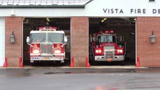 Vista FD Car 2561  Engine 141 Responding [upl. by Mccahill]