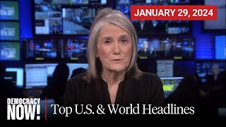 Top US amp World Headlines — January 29 2024 [upl. by Llydnek620]