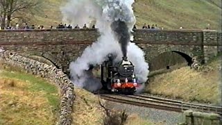 6024 King Edward 1 Struggles up to Ais Gill with the CME 14031998 [upl. by Aleiram256]