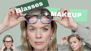 MAKEUP FOR GLASSES  PRO Artist tutorial [upl. by Kehoe]