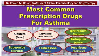 Most Common Drugs for Asthma and COPD [upl. by Antipus]