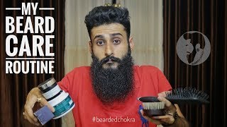 My Daily Beard Care Routine  Bearded Chokra [upl. by Nylarak]