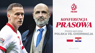 MICHAŁ PROBIERZ I PIOTR ZIELIŃSKI PRZED MECZEM Z CHORWACJĄ RETRANSMISJA ⚪🔴 [upl. by Divod670]