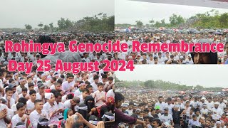 Refugees Comemorate Rohingya Genocide Remberance Day on 25 August 2024 in Bangladesh [upl. by Eiramnerual]