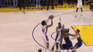 Saddiq Bey Game Winning Buzzer Beater Vs Golden State Warriors [upl. by Nelyaw]