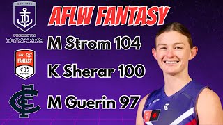 Fremantle Dockers vs Carlton Blues AFLW Fantasy Game Review 2024 [upl. by Oiliruam620]