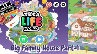 Big Family House Customization in My Toca Life World Part1Toca Boca tocabocaviralaesthetichouse [upl. by Peggir]