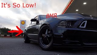 Installing BMR DRAG Lowering Springs On My MUSTANG 0514 MUSTANG GT [upl. by Novelc]