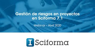 Gestión de riesgos en proyectos con Sciforma 71 [upl. by Aruabea]