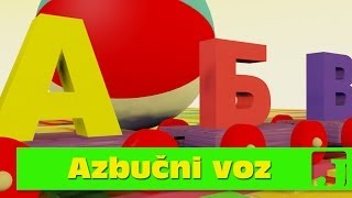 Azbučni voz  Edukativne pesme za decu  Učimo azbuku  Alphabet Train  Jaccoled [upl. by Euridice]