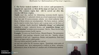 Methods of Regionalization [upl. by Einyaj]