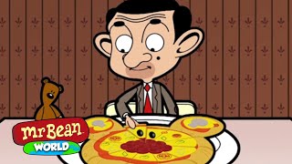 Teddy Shaped PIZZA  Mr Bean Animated Season 2  Funny Clips  Mr Bean Cartoon World [upl. by Noami478]