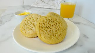 How to make British Crumpets  traditional English crumpets [upl. by Assillim]