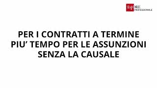 Come varia il contratto a termine dopo la conversione in legge del Decreto Lavoro [upl. by Funk]