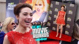 Crystal Reed Interview  2013 MTV Movie Awards [upl. by Nosimaj806]