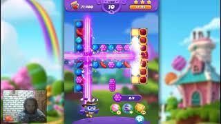 Candy Crush Friends Saga Level 1208  3 Stars  16 Moves Completed [upl. by Yenterb]